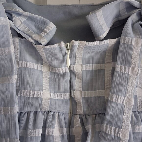 allison + kelly Light Blue & White Checkered Sundress Women's Size XS - Picture 9 of 15
